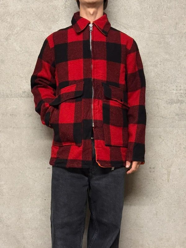 Woolrich Woolen Mills Vintage Woolrich Reversible Wool Jacket - Small Size US S / EU 44-46 / 1 - 1 Thumbnail