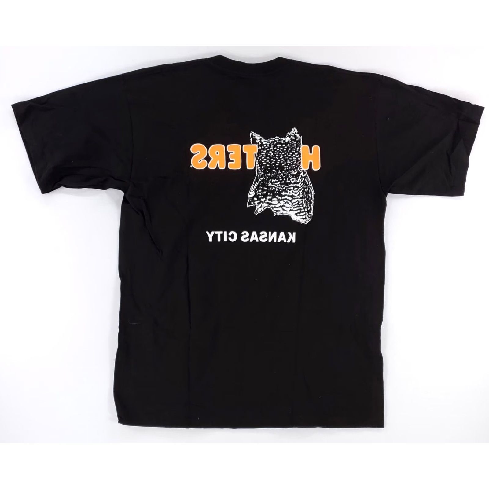 Native VINTAGE Hooters T Shirt Kansas City Black Short Sleeve Mens XL 80s 90s Single Stitch Kansas City Black Short Sleeve Mens XL Size US XL / EU 56 / 4 - 6 Thumbnail