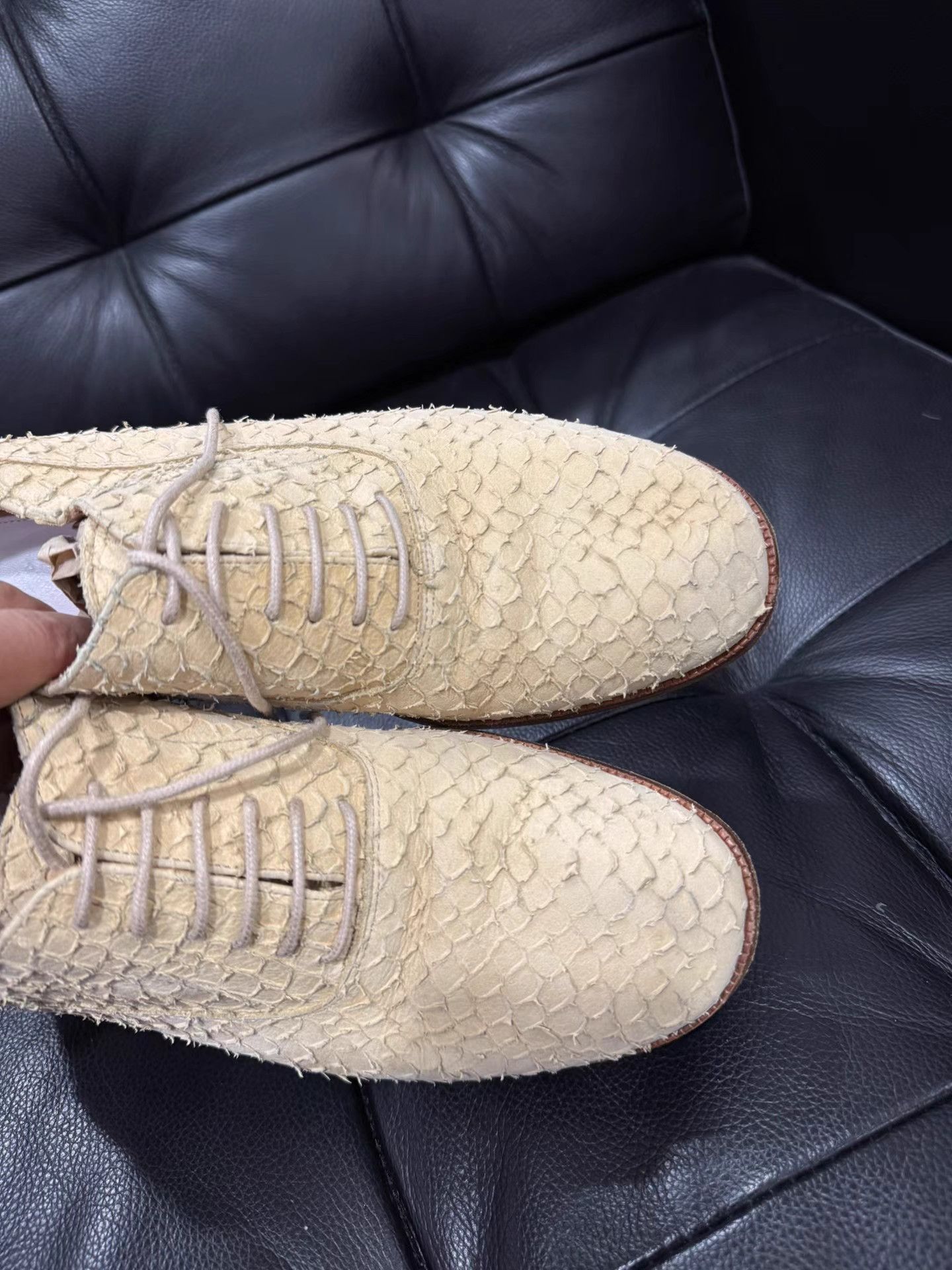 Maison Margiela Maison Margiela Vintage Python Skin Derby Shoes K20 Size US 6.5 / EU 39-40 - 4 Thumbnail