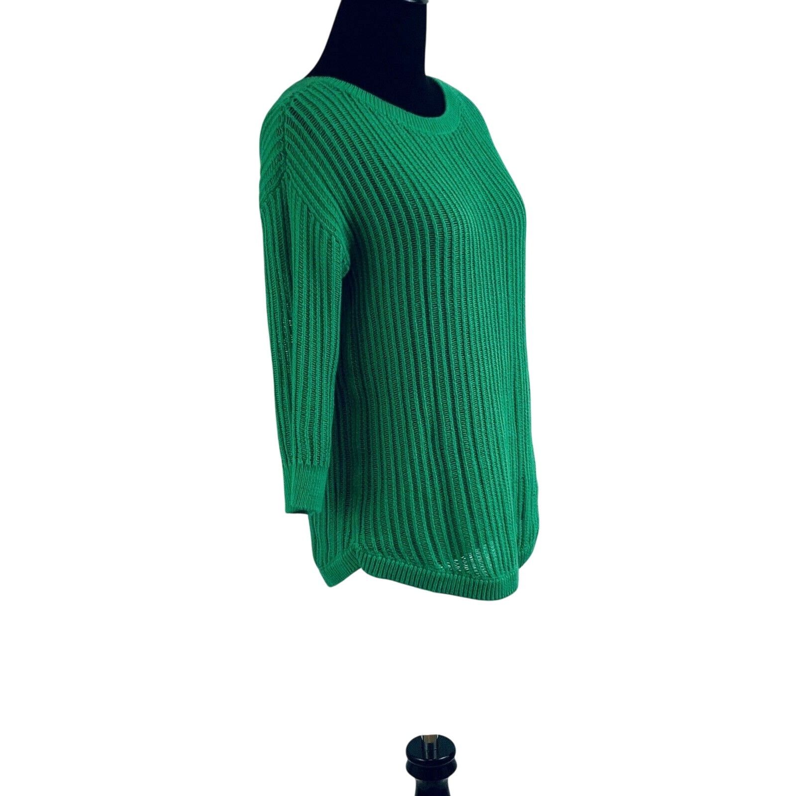 Gap Gap green 3/4 sleeve open knit sweater XS Size XS / US 0-2 / IT 36-38 - 7 Thumbnail