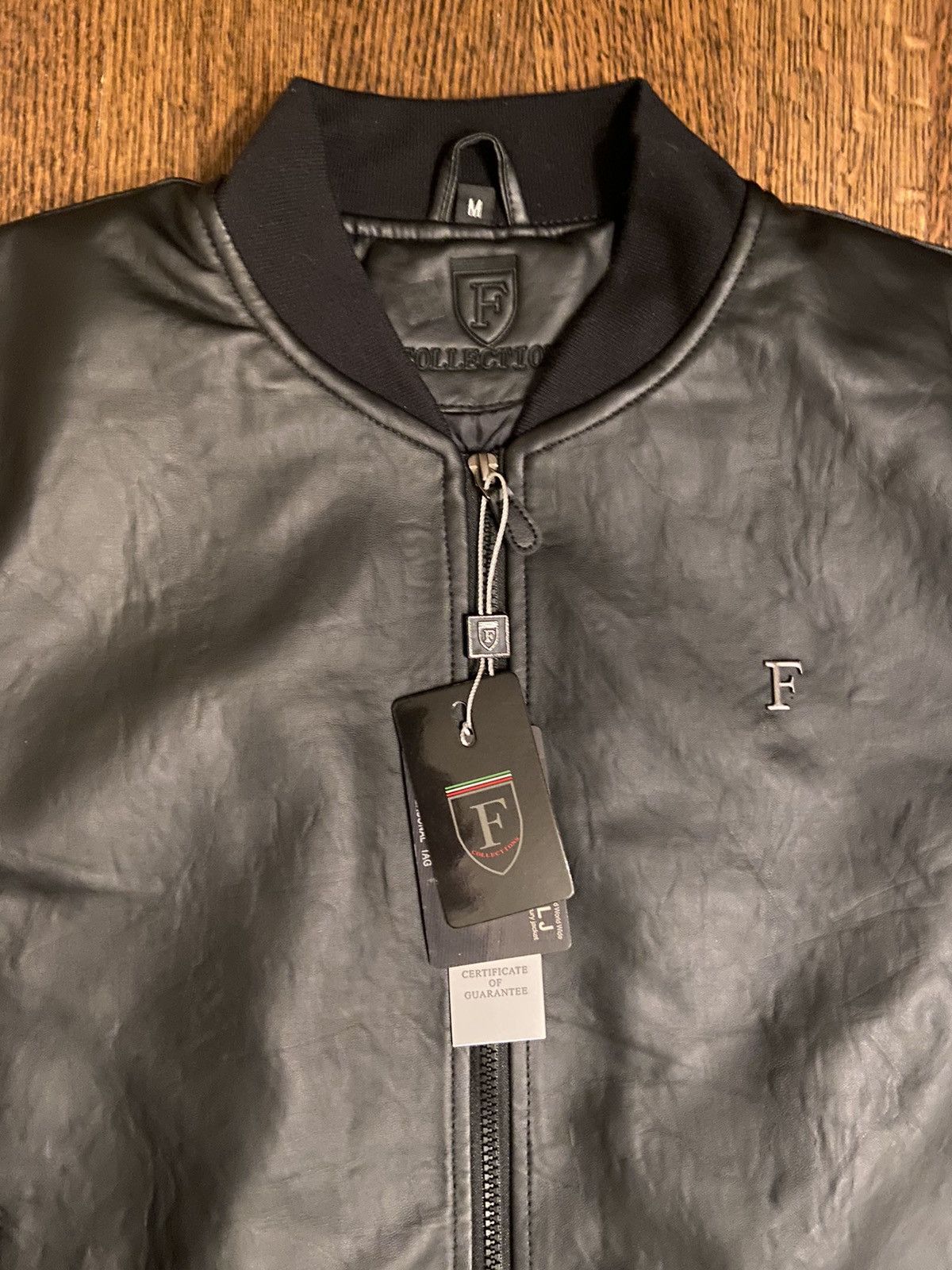 Italian Designers F Collection Men's Luxury Vegan Leather Jacket | Grailed