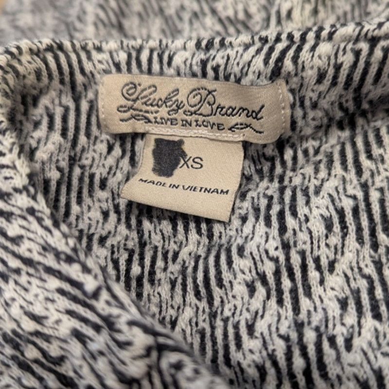 Lucky Brand Lucky Brand Asymetrical Knit Moto Jacket XS Size XS / US 0-2 / IT 36-38 - 6 Thumbnail