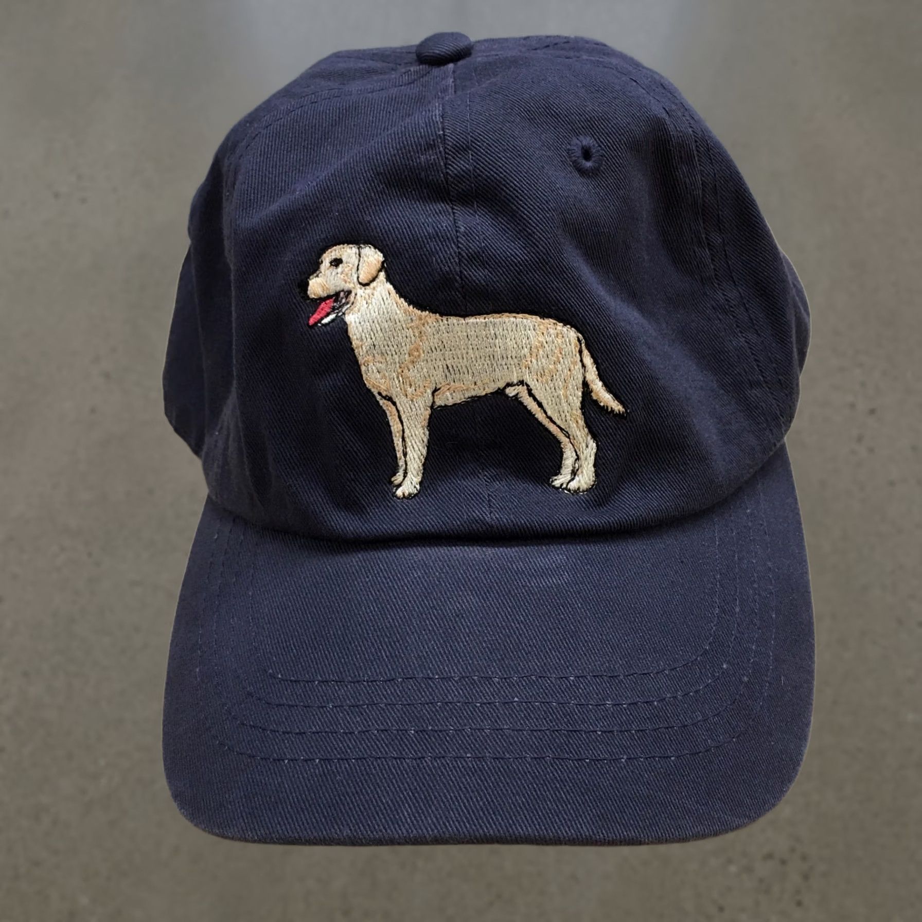 Logo 7 Labrador Retriever Baseball Hat Womens Blue One Size Adjustable Embroidered Logo Ventilated Adults Womens Size ONE SIZE - 1 Thumbnail