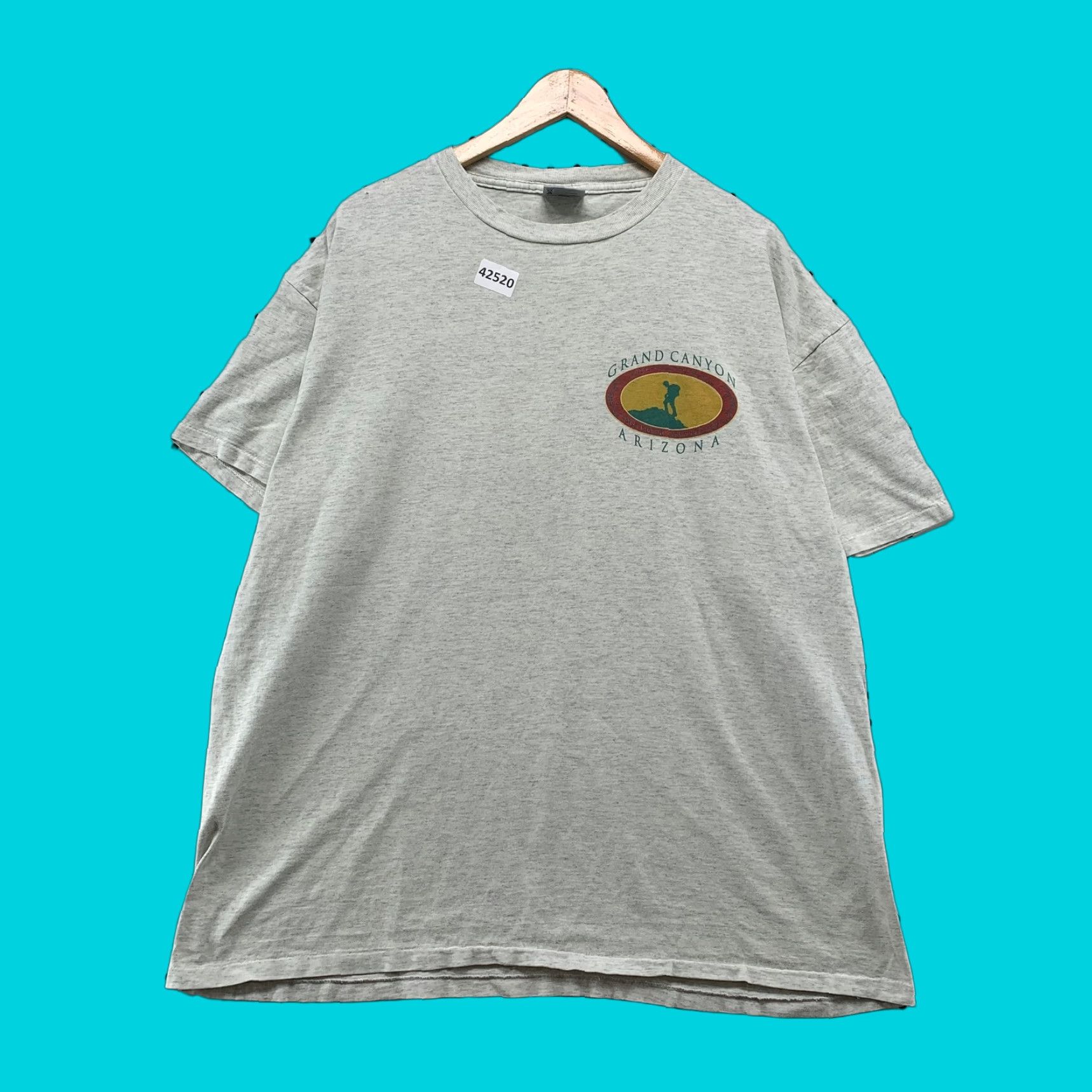 Vintage VINTAGE Oneita I Hiked Grand Canyon T-Shirt XXL Gray Short Sleeve Crew Neck USA Mens Size US XXL / EU 58 / 5 - 1 Thumbnail