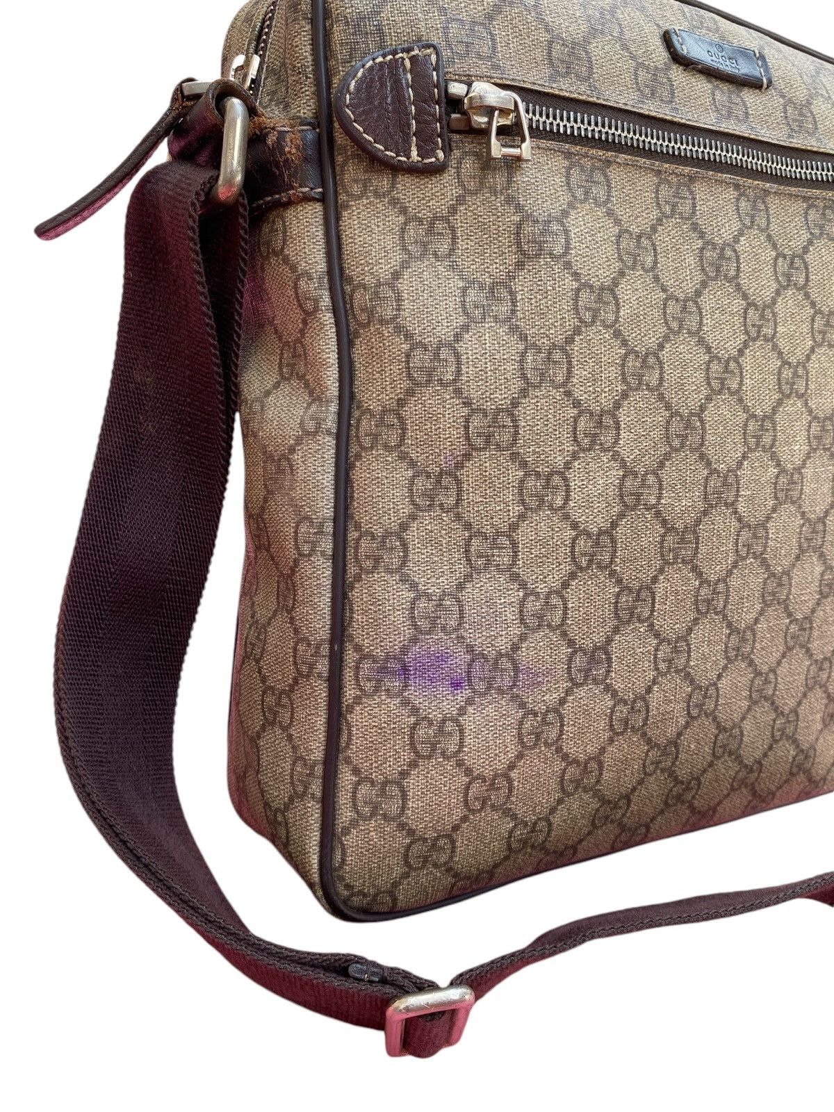 Gucci × Vintage Gucci GG Plus PVC Leather Shoulder Bag Size ONE SIZE - 5 Thumbnail