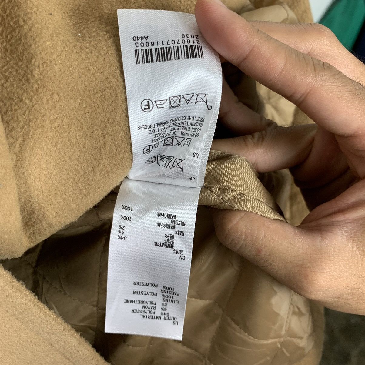 Japanese Brand × Vintage Vintage Chocol Raffine Breasted Wool Coat Size US L / EU 52-54 / 3 - 10 Thumbnail
