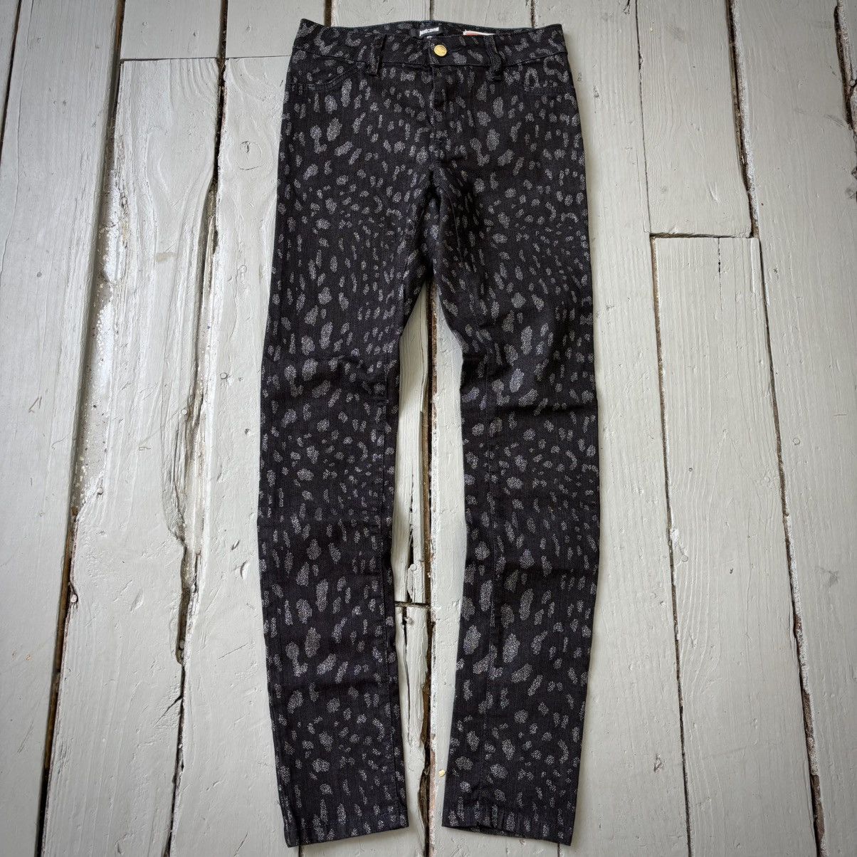 Just Cavalli Leopard Print Jeggings Size 25" / US 0 / IT 36 - 1 Thumbnail