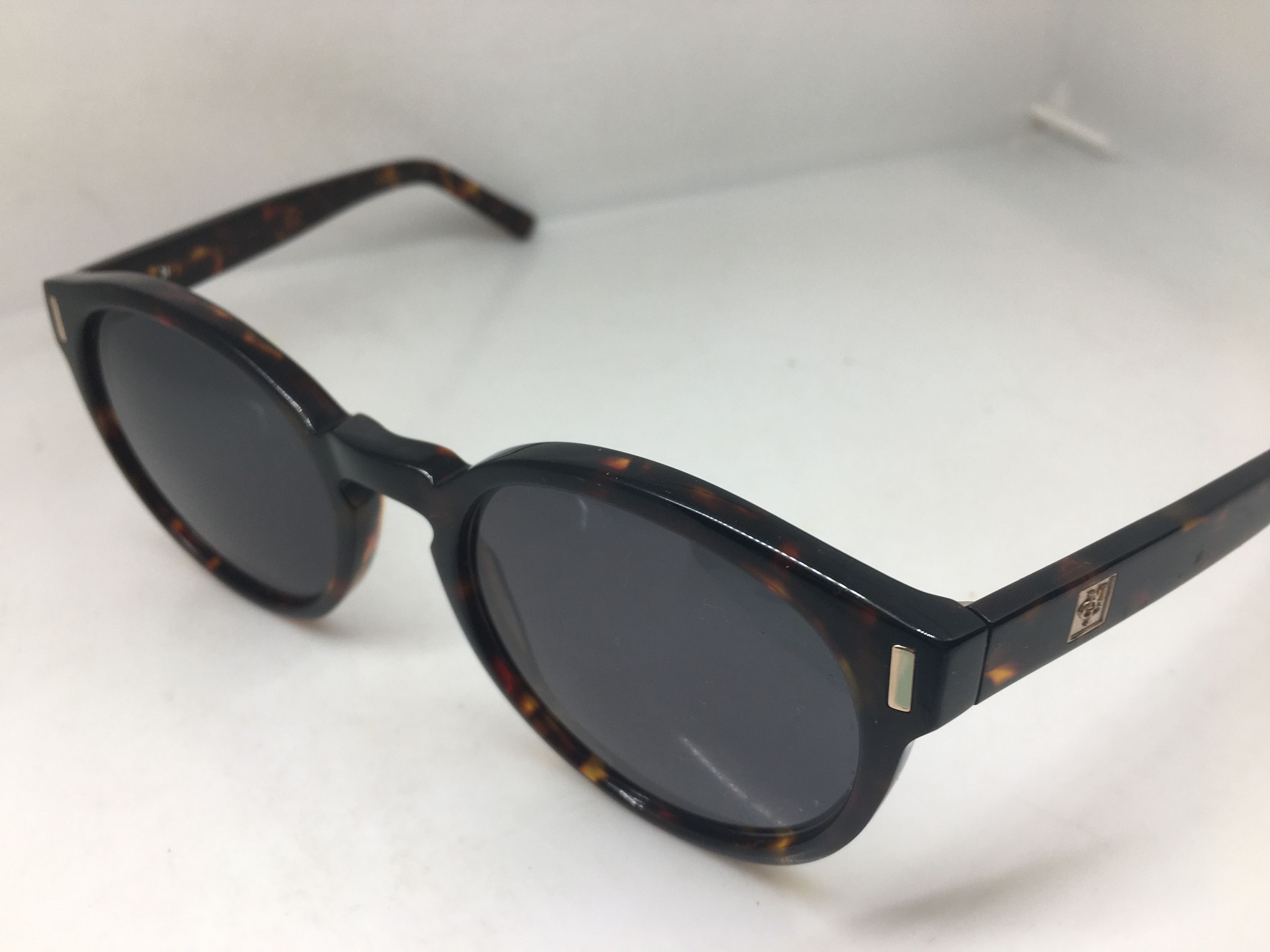 Other Handmade Brown Acetate Retro Sunglasses Keyhole Bridge Size ONE SIZE - 3 Thumbnail