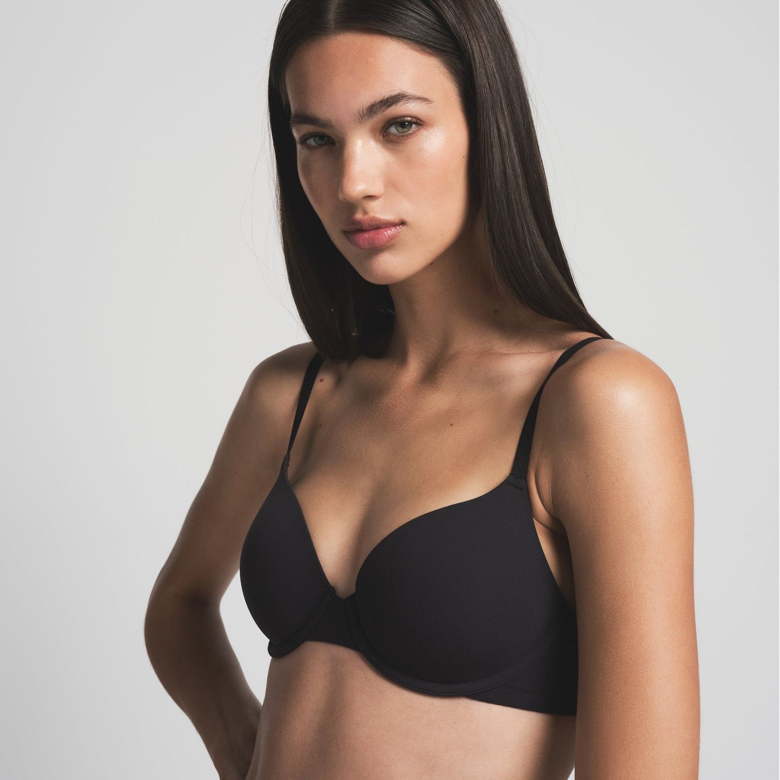 SKIMS SKIMS Fits Everybody T-Shirt Bra | Onyx - Size 42 H Size M / US 6-8 / IT 42-44 - 2 Thumbnail
