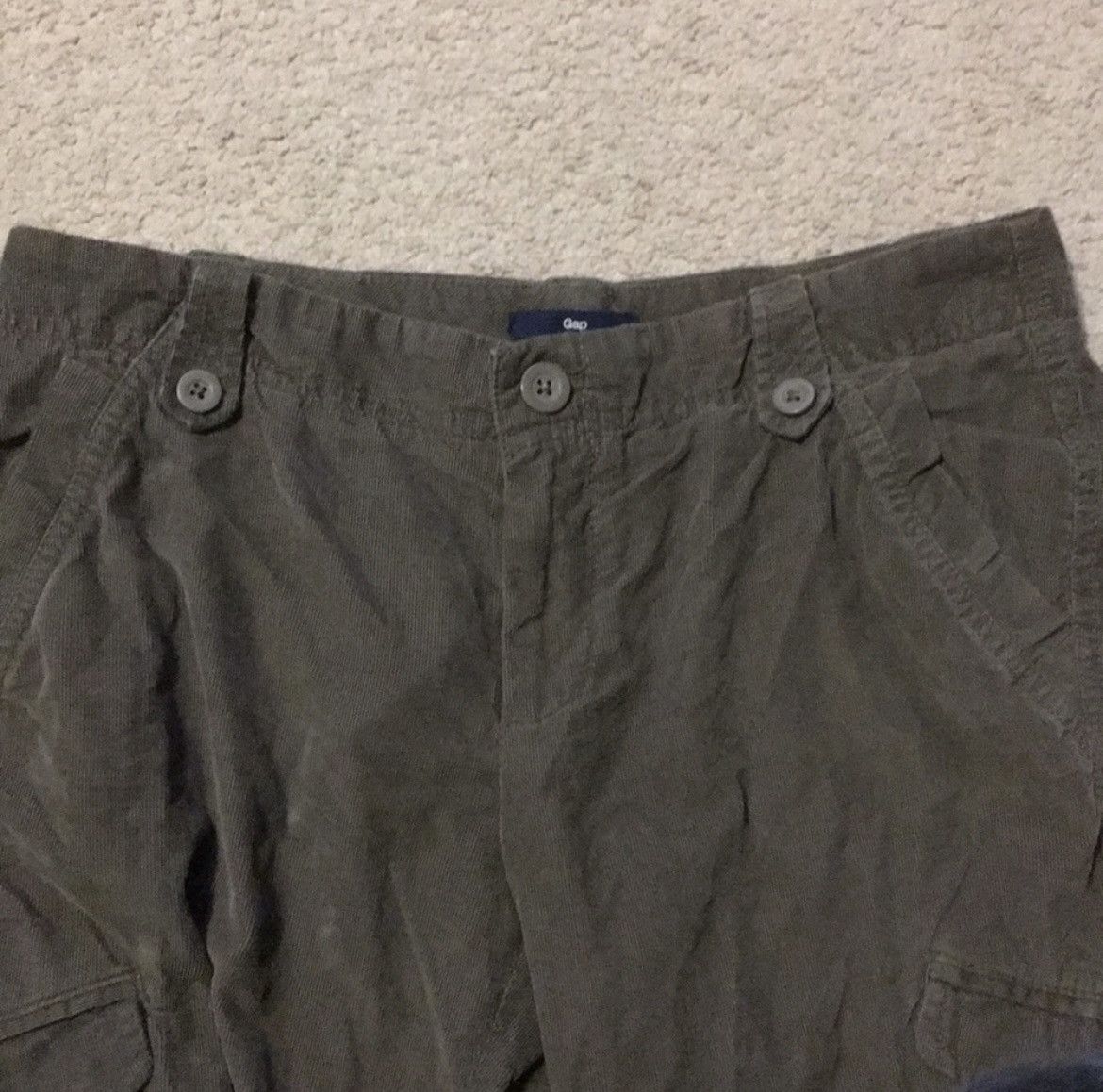 Gap GAP Olive Cargo Pants Size 28" / US 6 / IT 42 - 3 Thumbnail