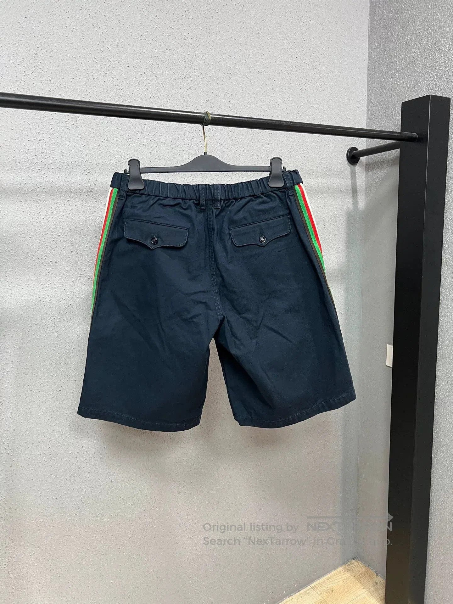 Gucci Gucci Slogan Stripe Shorts. Size US 36 / EU 52 - 2 Thumbnail