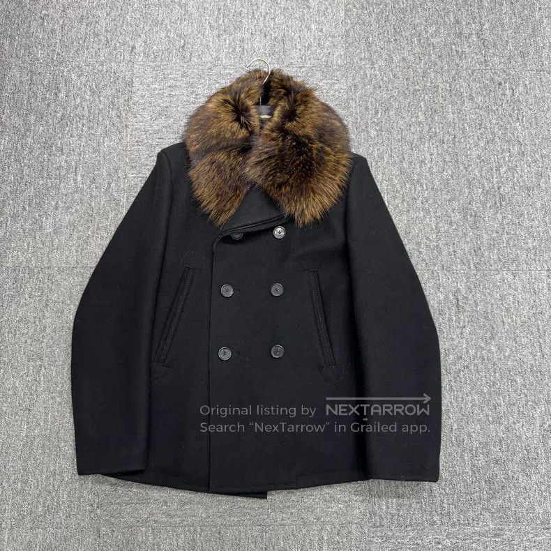 Jil Sander Jil Sander size 48 Wool jacket with fur collar Size US M / EU 48-50 / 2 - 1 Thumbnail