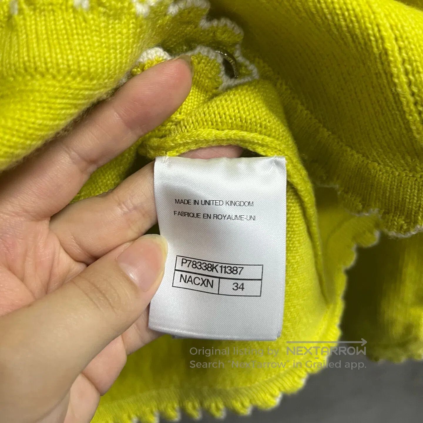Chanel Chanel Single-row buttoned, five-quarter-length knitted sw Size XS / US 0-2 / IT 36-38 - 4 Thumbnail