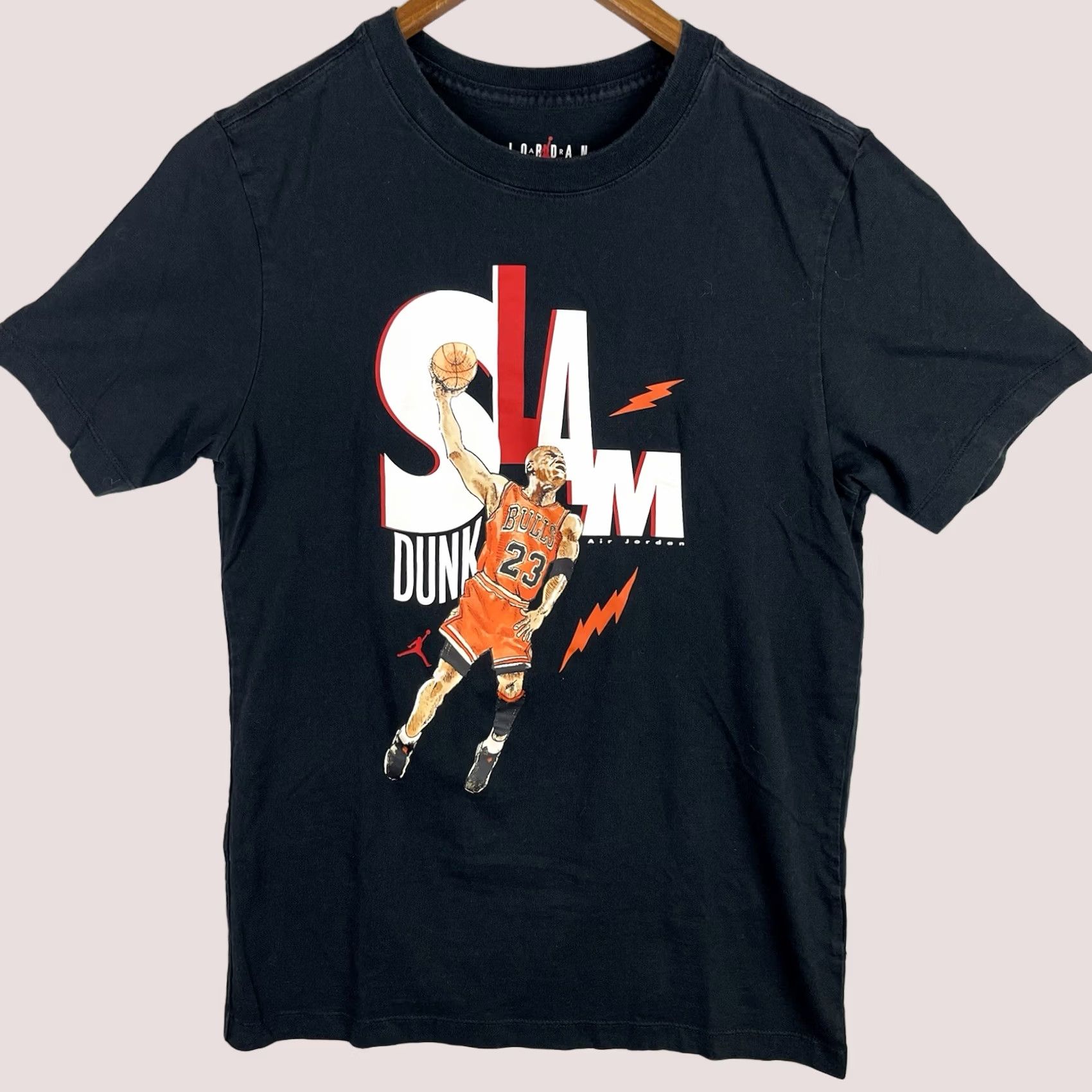 Jordan Brand Jordan Shirt Mens Small Black Slam Dunk Michael Jordan Nike Short Sleeve Size US S / EU 44-46 / 1 - 1 Thumbnail