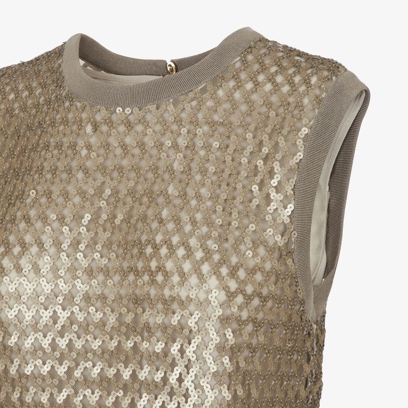 Fendi o1s1wg110326 Dress in Grey Size L / US 10 / IT 46 - 3 Thumbnail