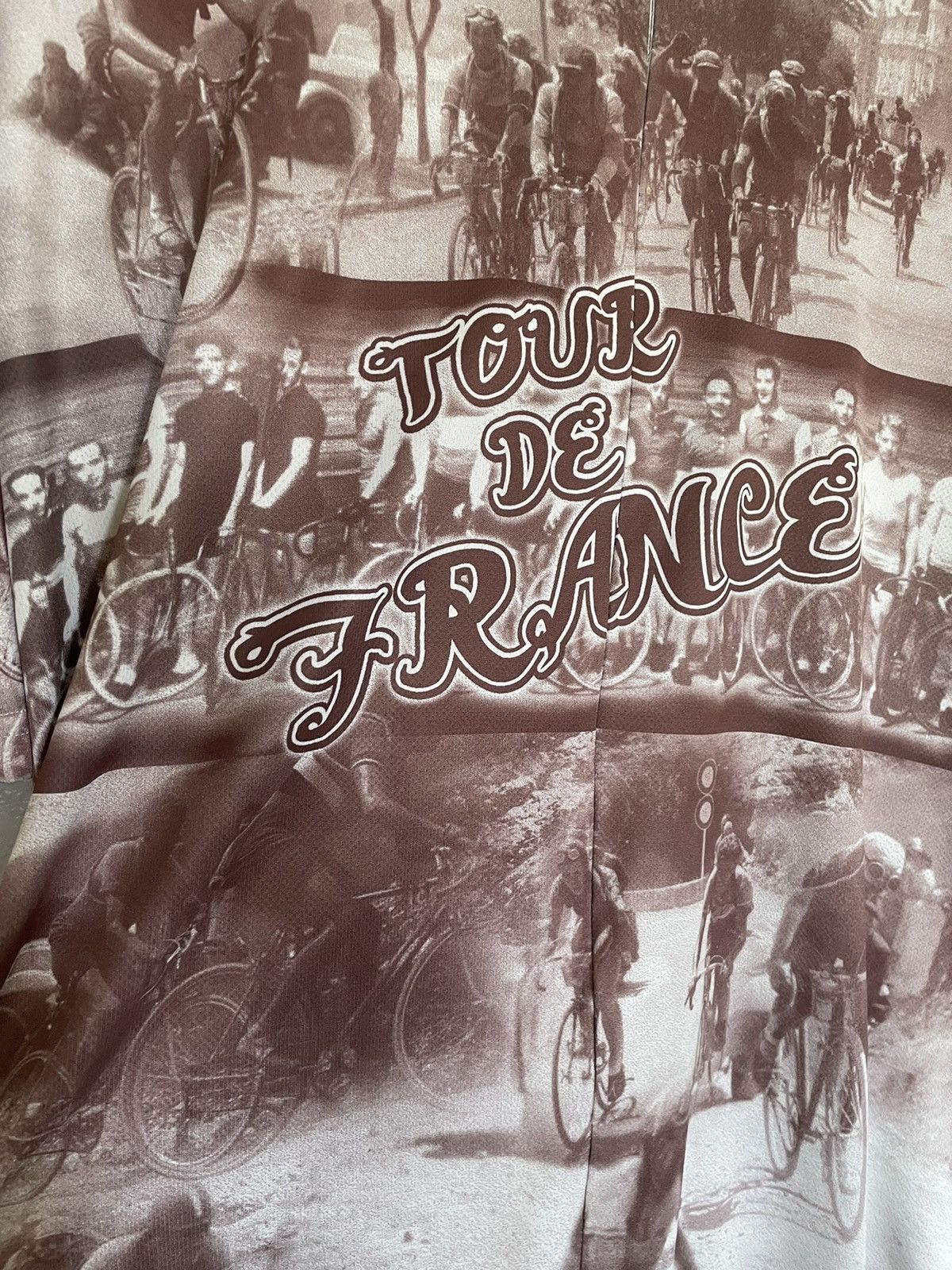 Vintage 90s tour de france aop bike tee