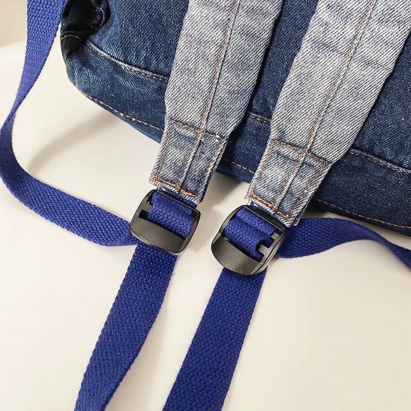 Japanese Brand Denim Backpack Size ONE SIZE - 6 Thumbnail