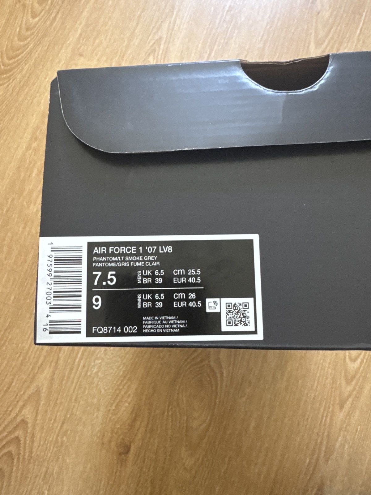 Nike nike air force 1 nude/white color Size US 7.5 / EU 40-41 - 7 Thumbnail