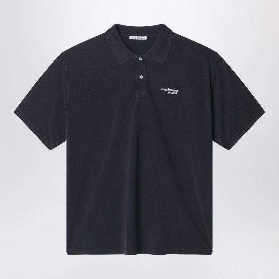 Acne Studios o1d2blof0226 Polo Shirt in Black Size US L / EU 52-54 / 3 - 1 Thumbnail