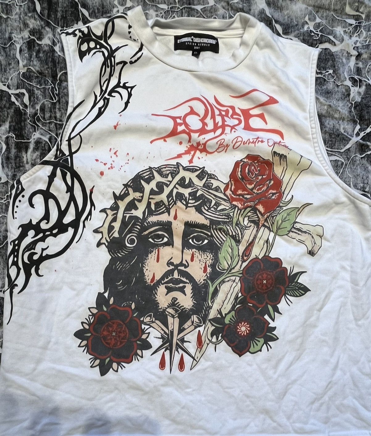 Eternal Eternal Artwear Jesus Tank Top White Size US XL / EU 56 / 4 - 2 Thumbnail