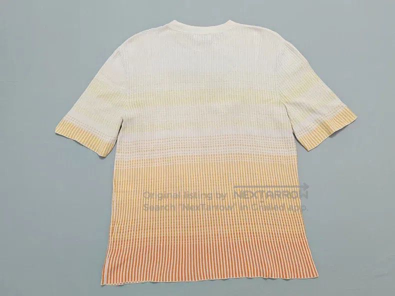 Hermes Hermes Men's knit short-sleeve T-shirt, 100% cotton, gradi Size US S / EU 44-46 / 1 - 6 Thumbnail