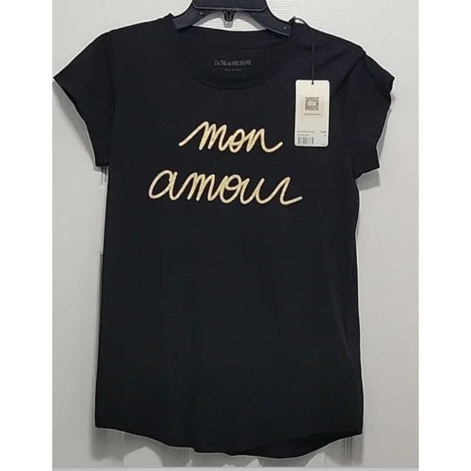 Zadig & Voltaire zadig and voltaire mon foil amour tee M Size M / US 6-8 / IT 42-44 - 7 Thumbnail