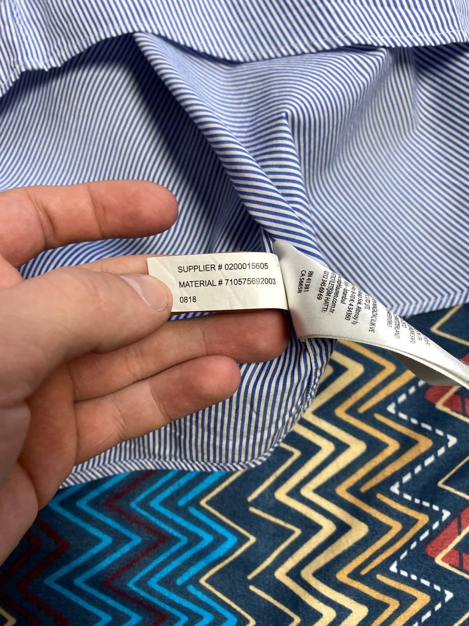 Ralph Lauren Vintage Y2K shirt striped Ralph Lauren classic fit logo Size US S / EU 44-46 / 1 - 4 Thumbnail