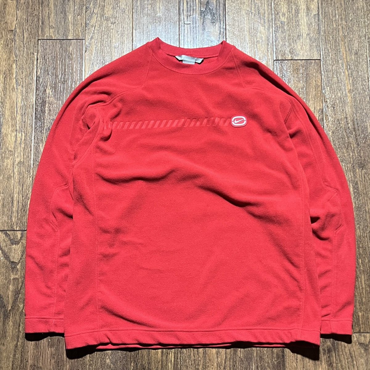 Nike × Vintage y2k nike fleece crewneck Size US L / EU 52-54 / 3 - 1 Thumbnail