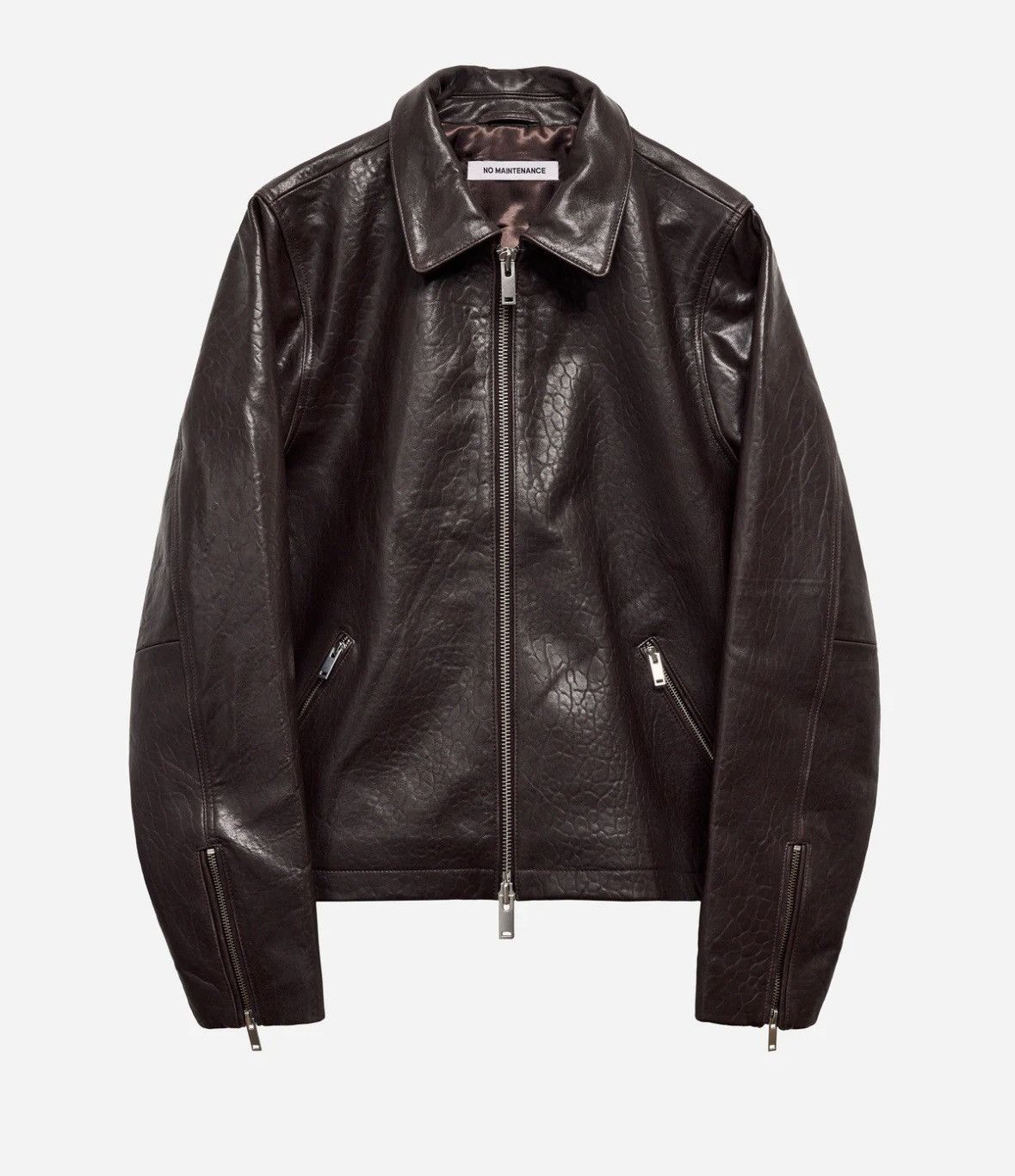 No Maintenance No Maintenance Leather Mechanic Jacket | Grailed