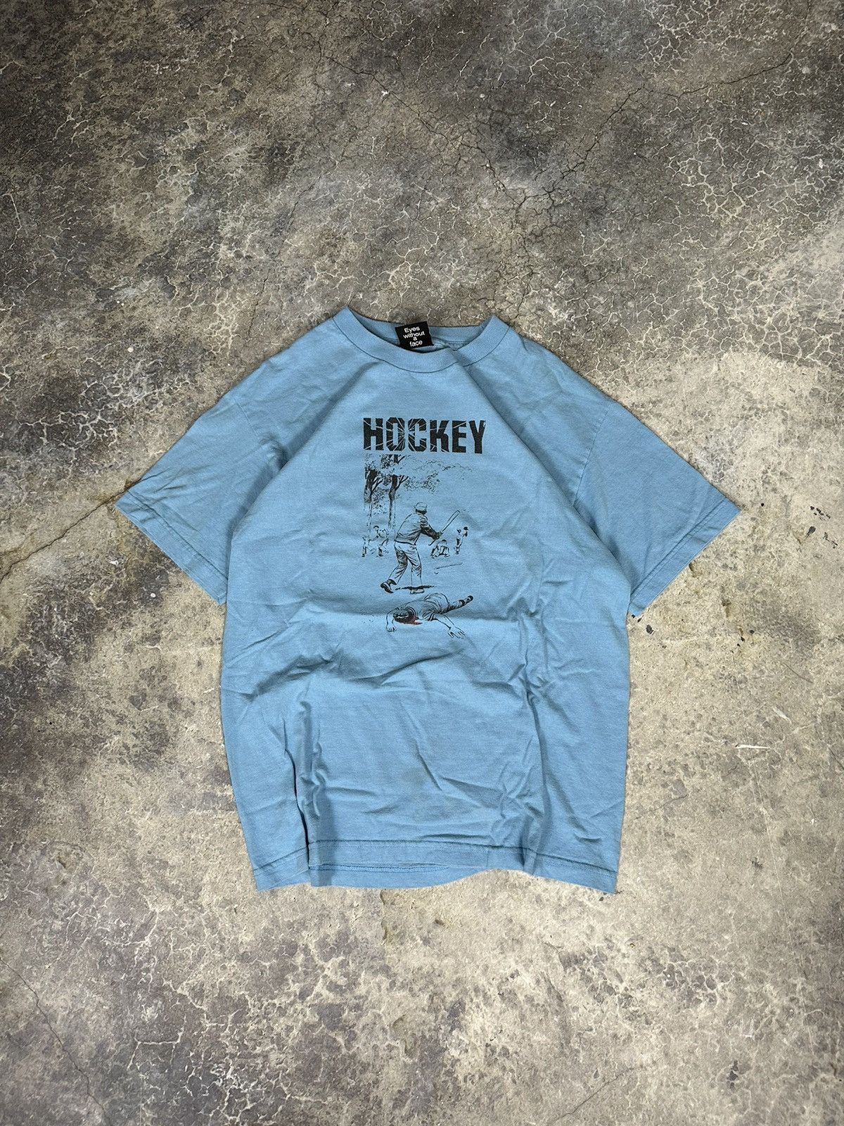 NHL Extremely Rare Hockey/Eyes without a face Japan tee Size US M / EU 48-50 / 2 - 1 Thumbnail