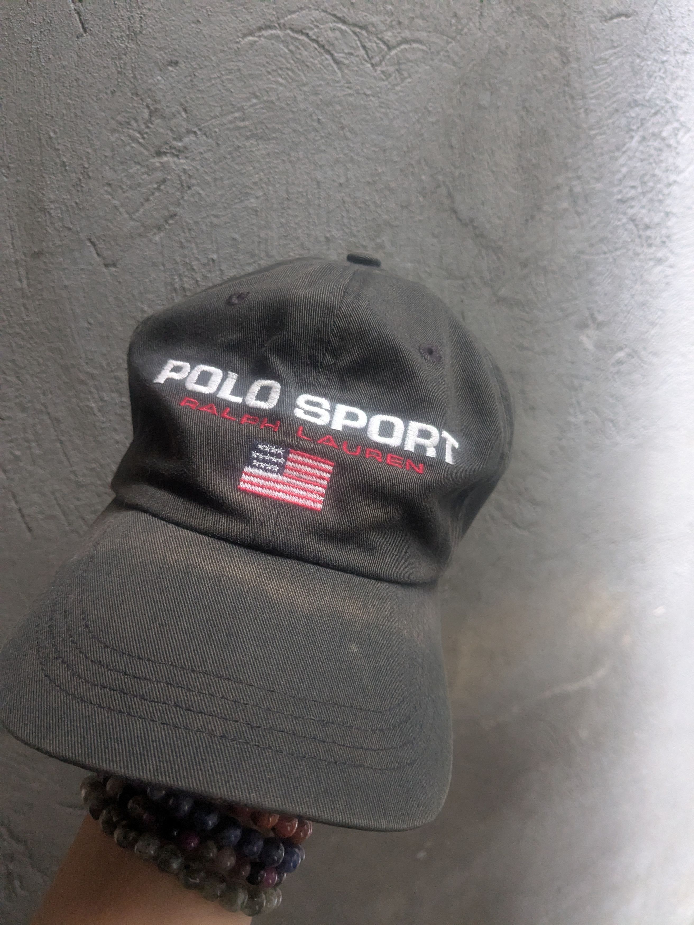 Polo Ralph Lauren polo sport Ralph Lauren vintage 90's cap authentic black Size ONE SIZE - 1 Thumbnail