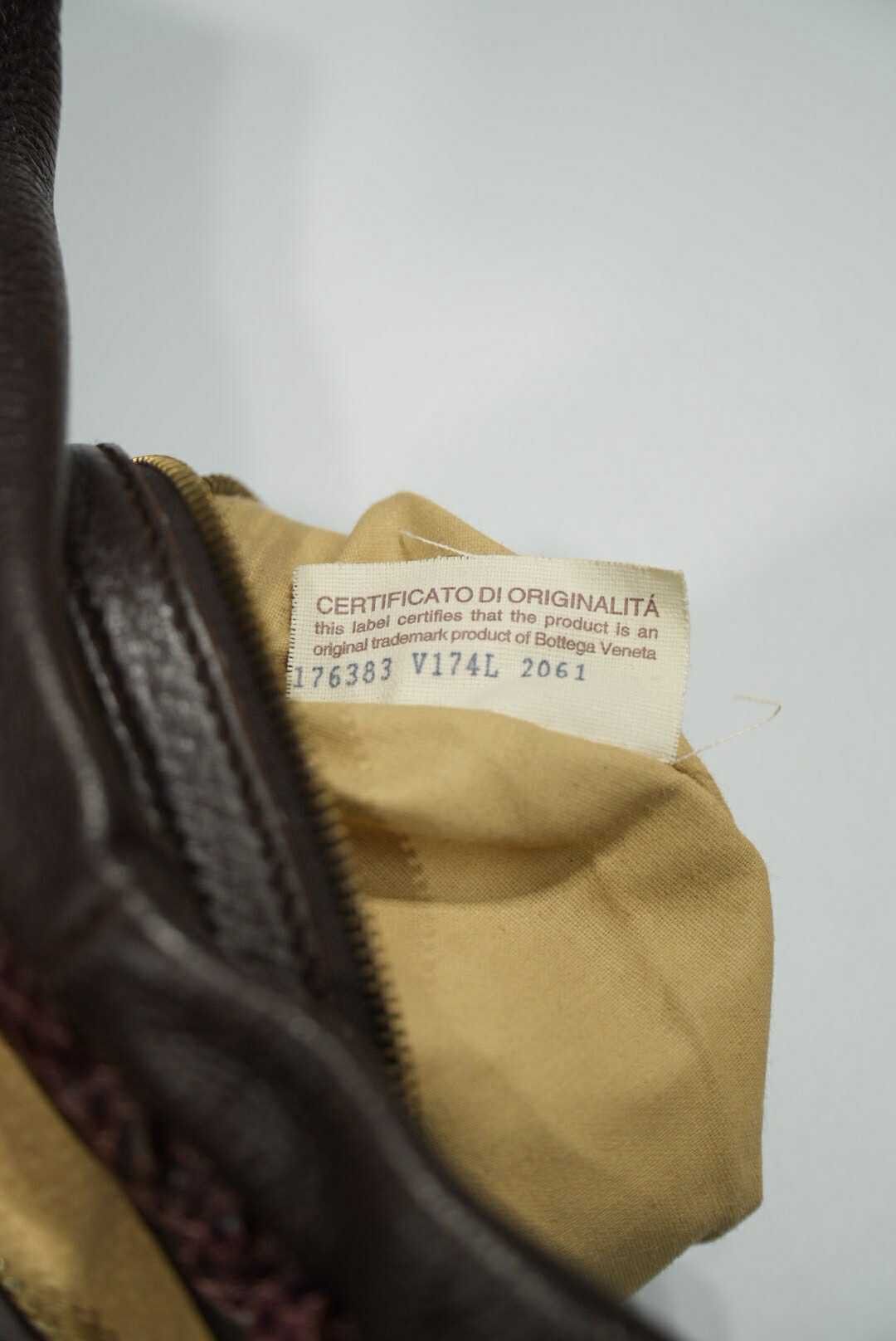 Bottega Veneta Bottega Veneta Brown Leather Hobo Bag Woven Design Size ONE SIZE - 8 Thumbnail