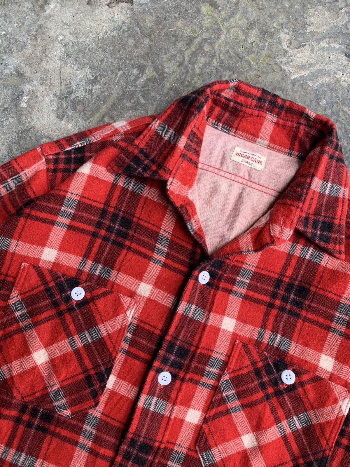 Sugar Cane Heavy Flannel Sugar Cane Double Pocket Large Size US L / EU 52-54 / 3 - 6 Thumbnail