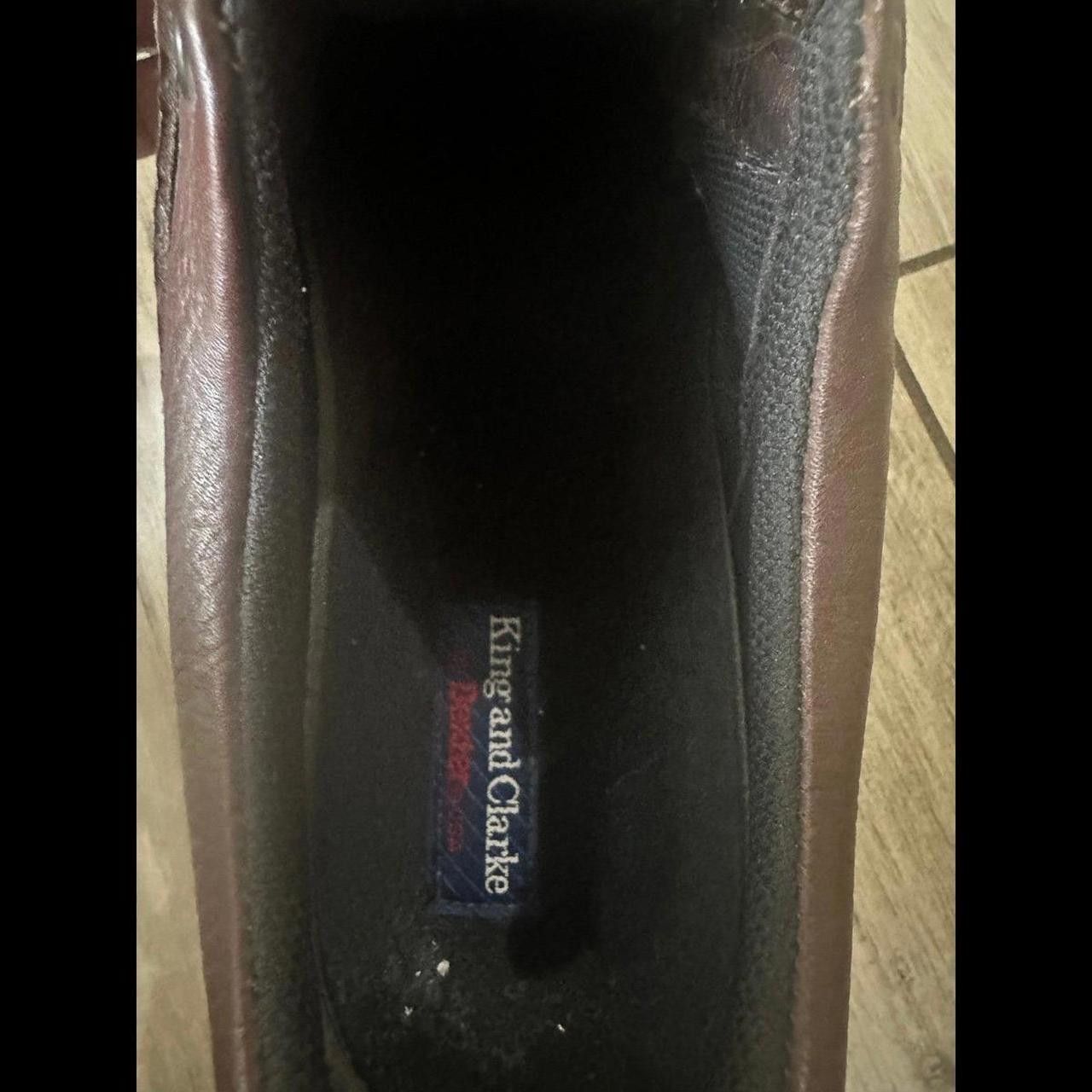 Clarks Mens Used Brown Leather Clarke Size US 12 / EU 45 - 5 Thumbnail