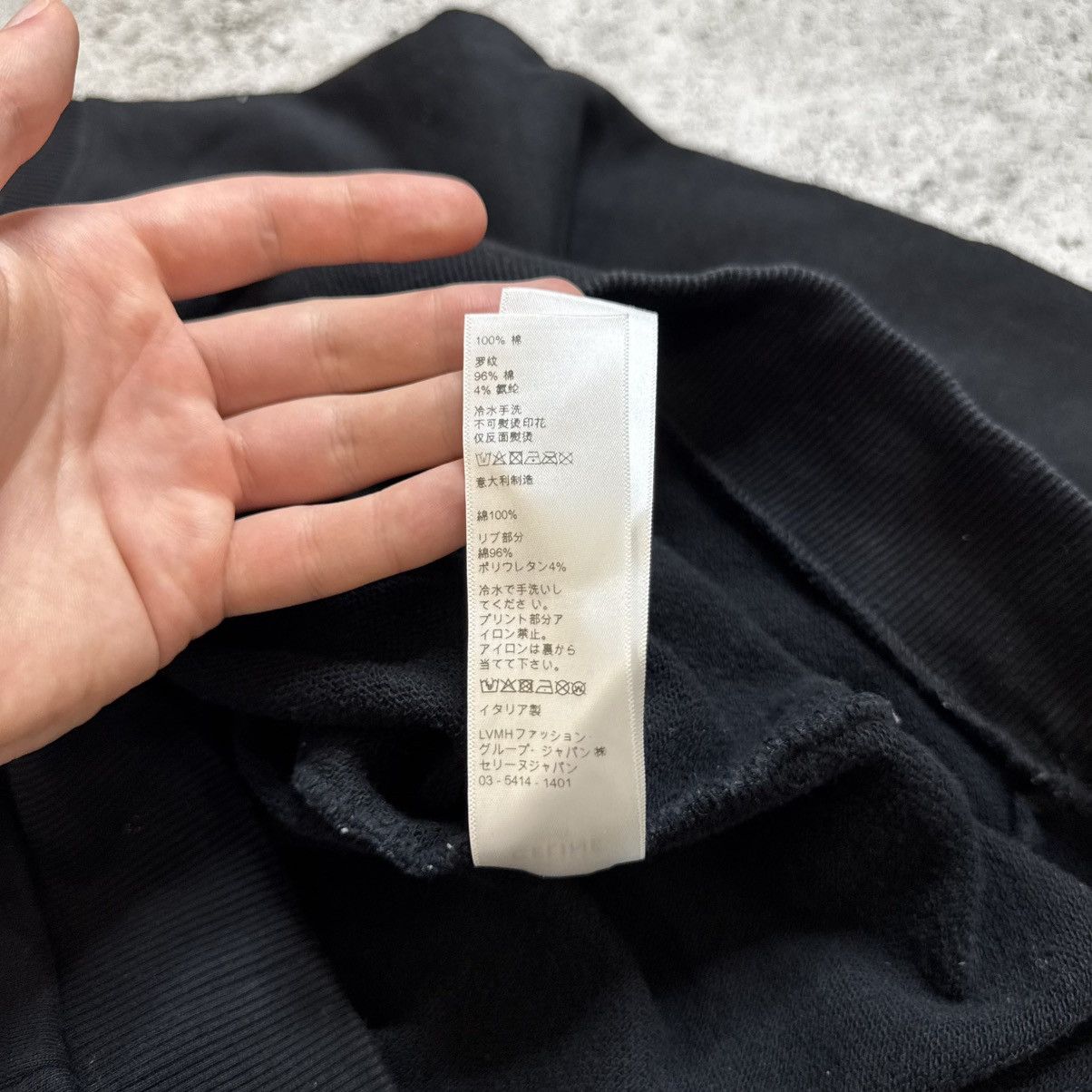 Celine Celine × Shawn Kurunery 19AW Archive Black Sweatshirt Rare Size US L / EU 52-54 / 3 - 12 Thumbnail