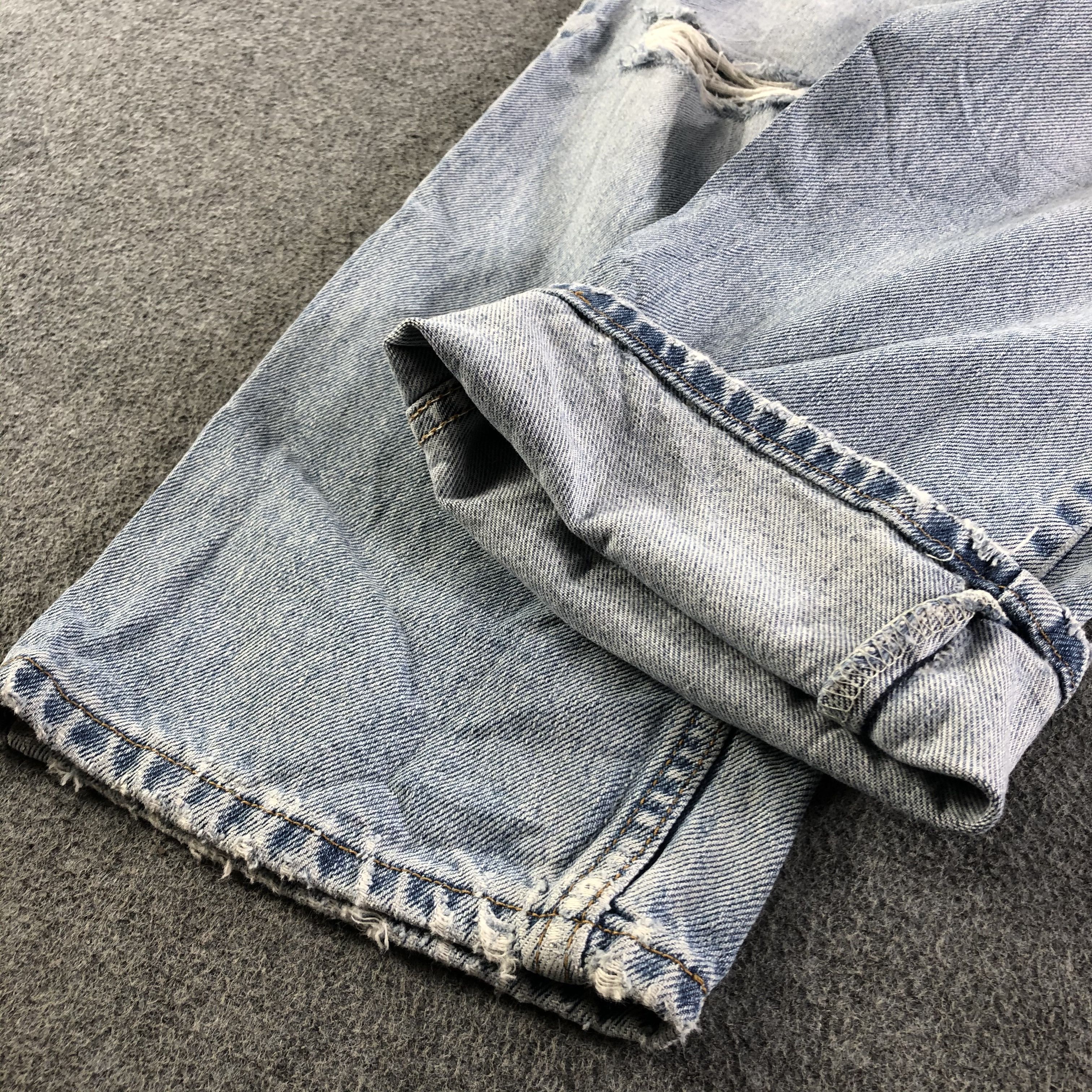 Levi's Vintage Blue Wash Levis 505 Jeans-J3158 Size US 32 / EU 48 - 7 Thumbnail