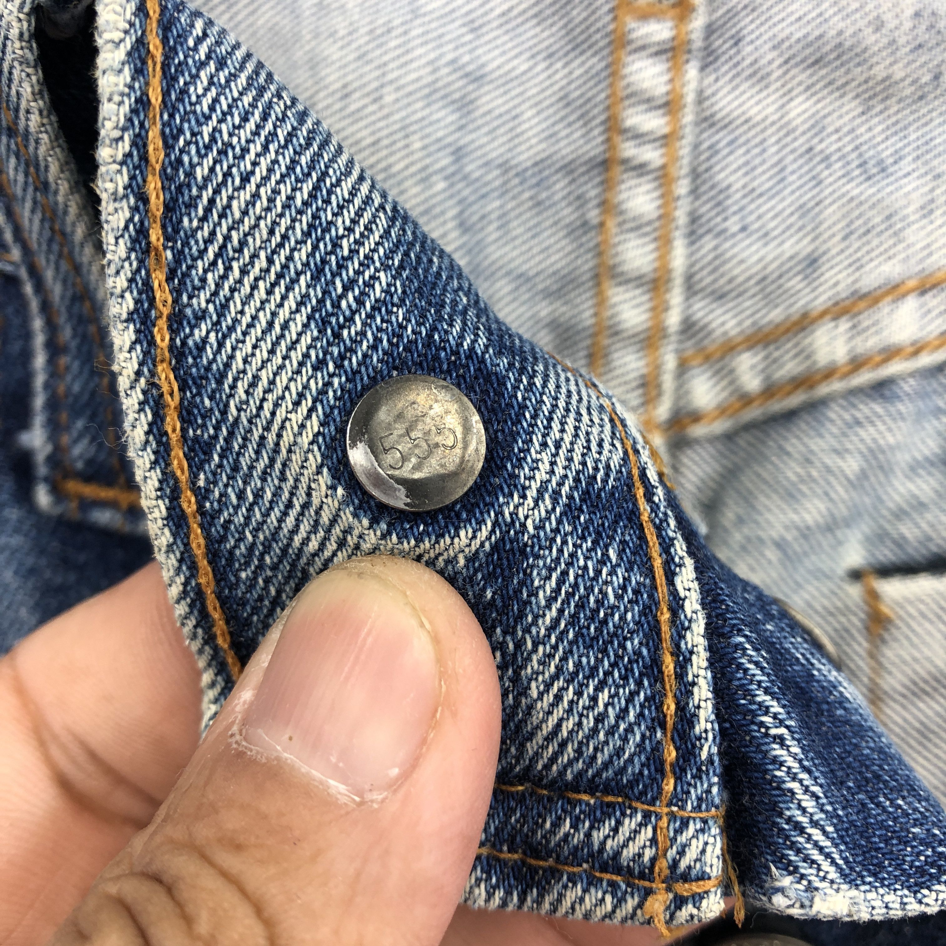 Levi's Vintage 90s Levis 501 Selvedge Jeans Levi's Distressed Denim Size 26" / US 2 / IT 38 - 7 Thumbnail