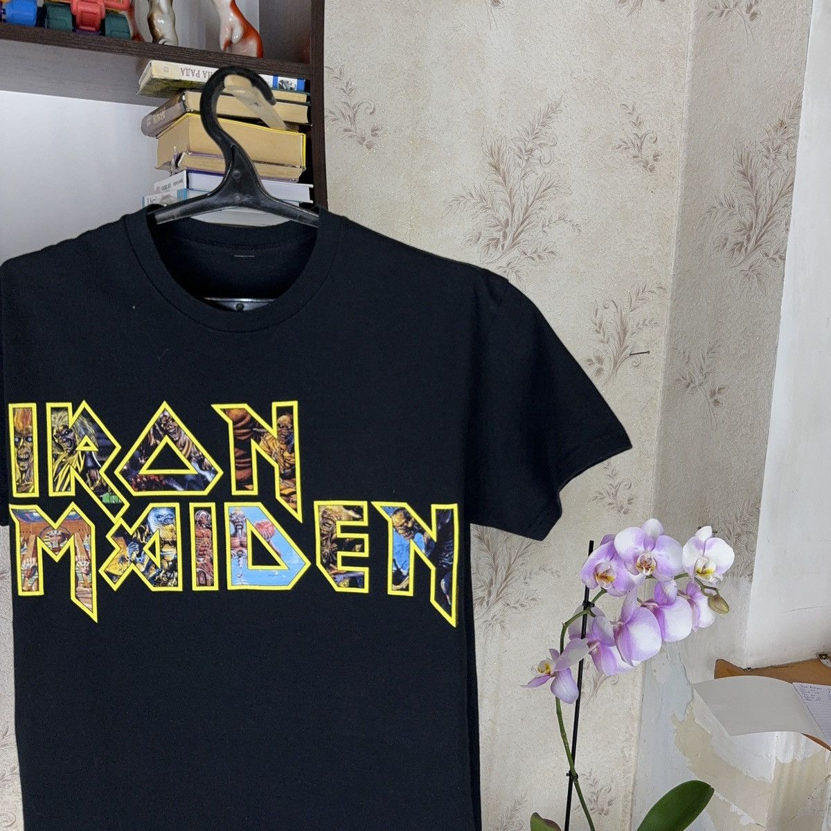 Band Tees × Vintage Vintage Iron Maiden T shirt Rock Band Tee Logo Streetwear M Size US M / EU 48-50 / 2 - 11 Thumbnail