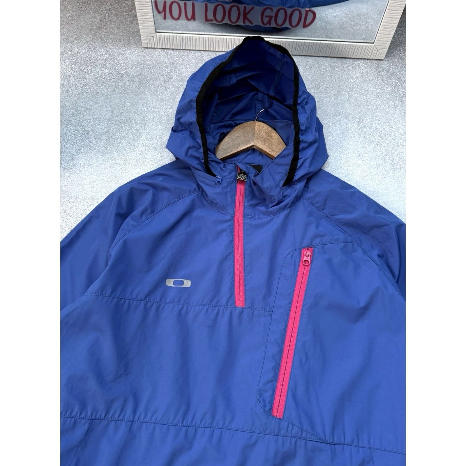 Oakley Oakley Windbreaker Light Jacket Anorak Outdoor Style Gorpcore Blue Men’s Size L Size US L / EU 52-54 / 3 - 7 Thumbnail