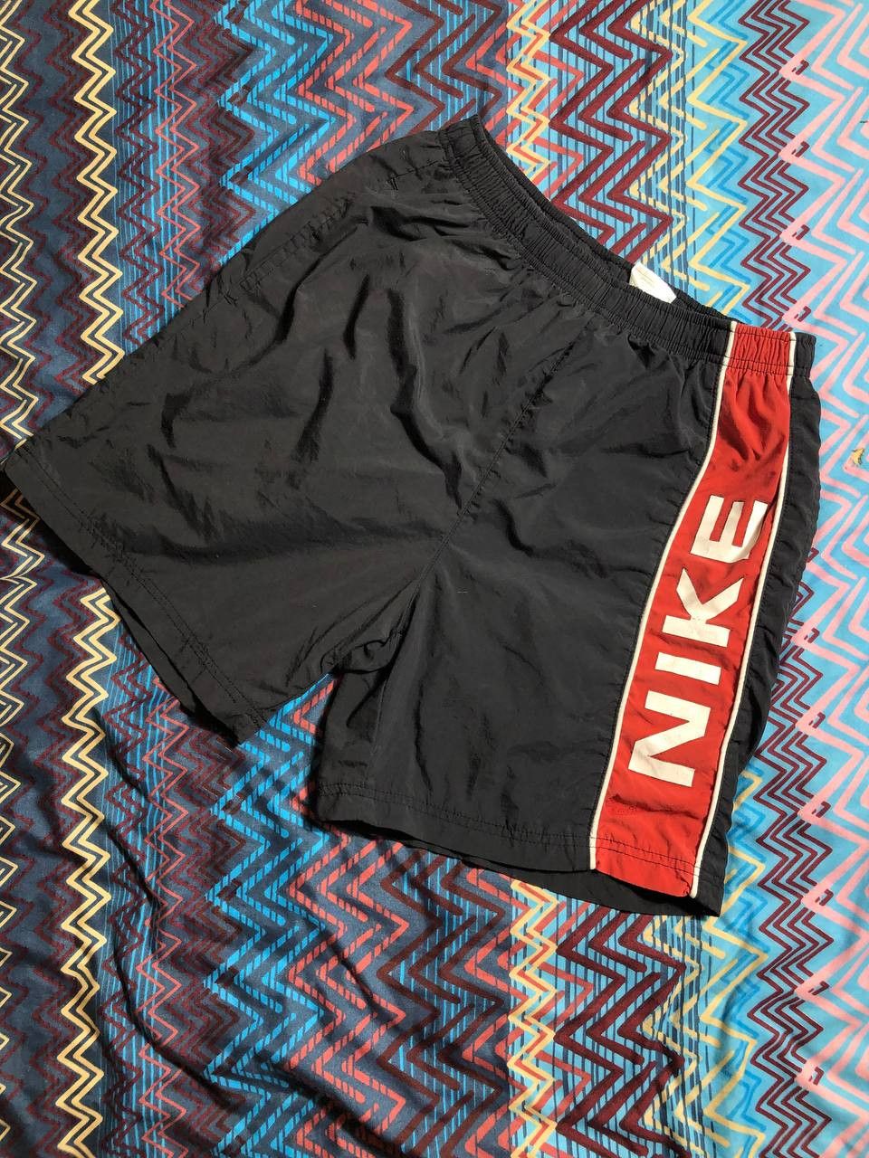 Nike × Vintage 90’s Vintage Nike satin shorts swoosh by nike Size US 30 / EU 46 - 9 Thumbnail