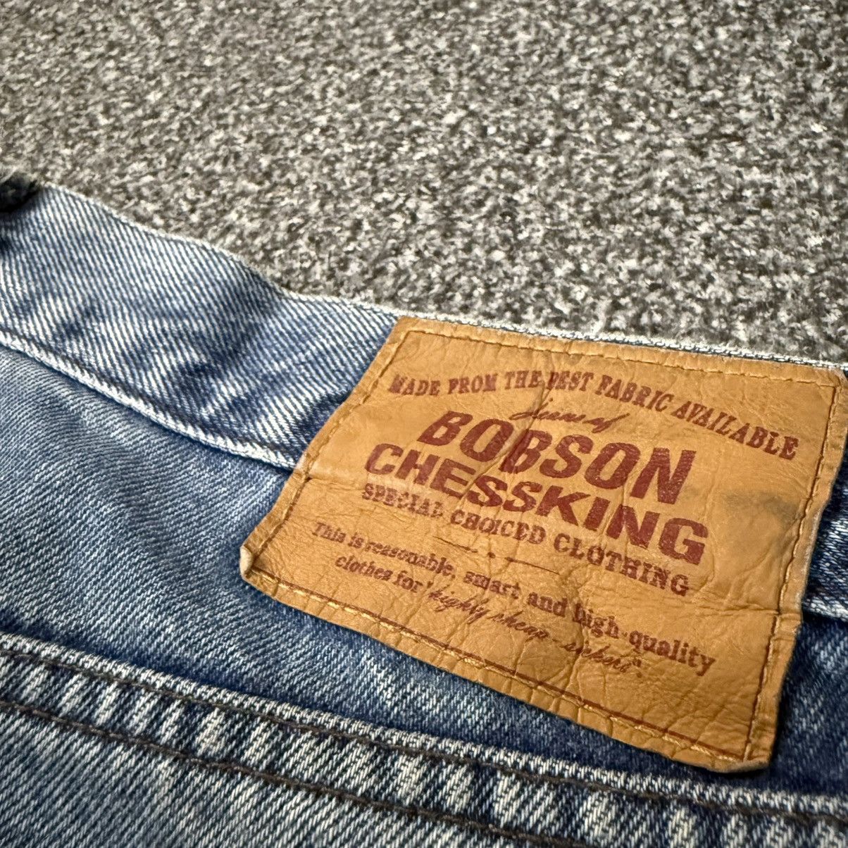 Japanese Brand 🔥🇯🇵 Vintage Baggy Bobson Chessking D-Rise Denim Size US 32 / EU 48 - 9 Thumbnail