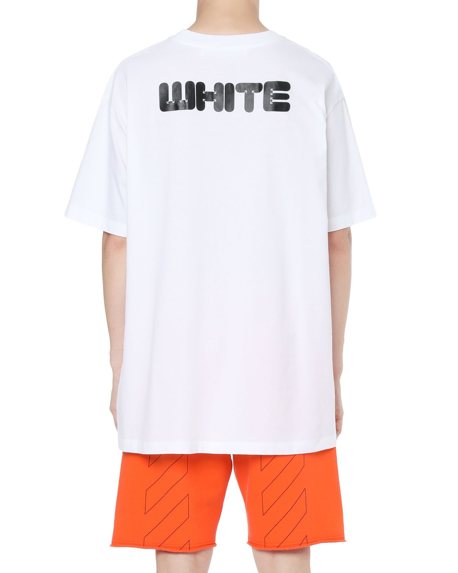 Off-White White Rubber Arrows Font Logo Oversized T-Shirt Size US XS / EU 42 / 0 - 5 Thumbnail