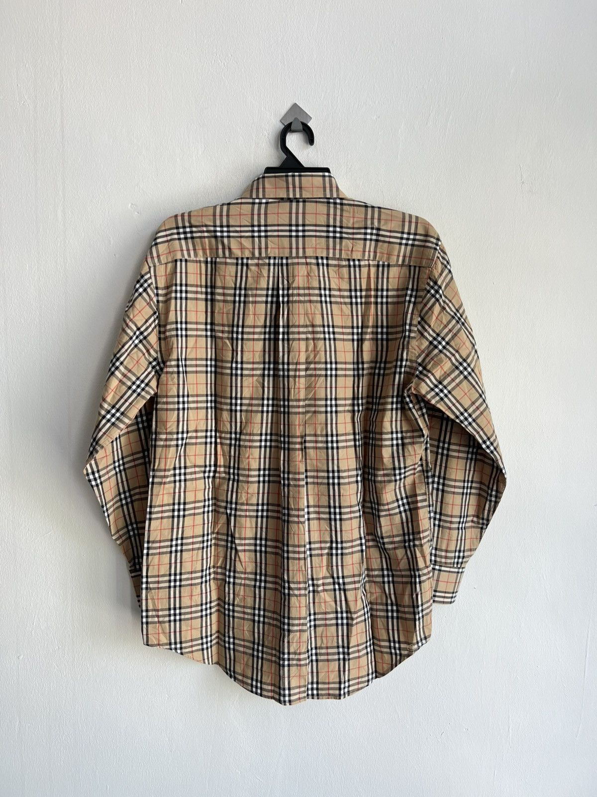 Burberry Vintage Burberrys England Nova Checked Oxford Shirt Size US L / EU 52-54 / 3 - 3 Thumbnail