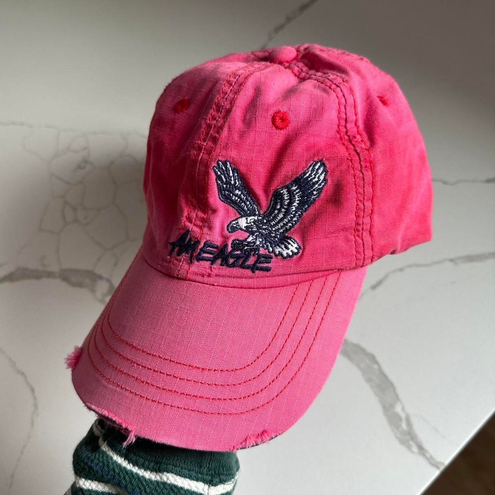 American Eagle Outfitters × Vintage Vintage 00s American Eagle Sporty Varsity Baseball Hat Cap Size ONE SIZE - 1 Thumbnail