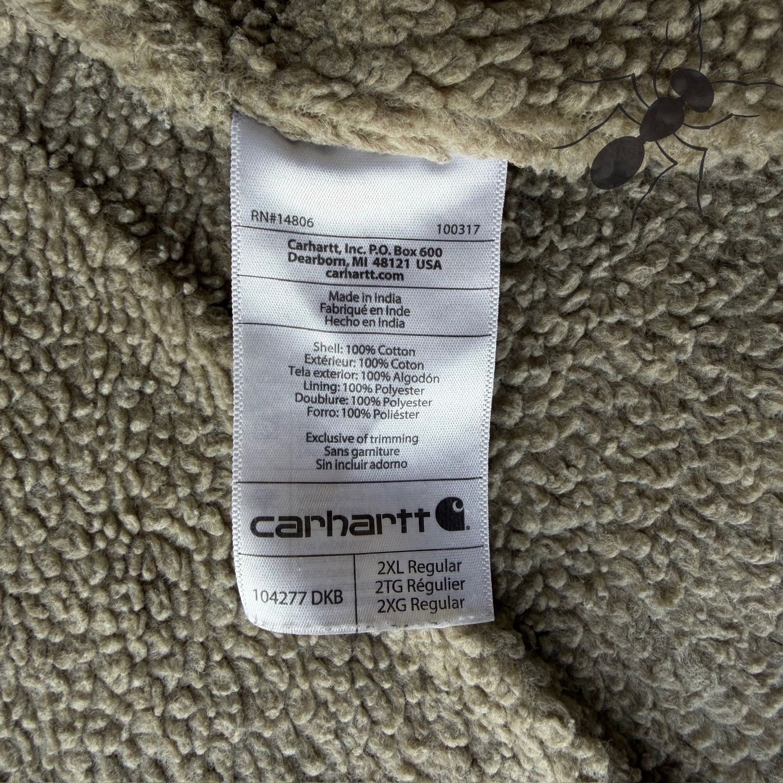 Carhartt × Vintage Carhartt brown faded work wear vest Size US XXL / EU 58 / 5 - 6 Thumbnail