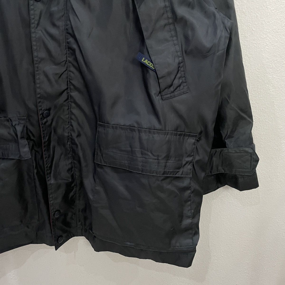 Lacoste Vintage 90s Lacoste Zipper Ups Hoodies Jacket Size US XL / EU 56 / 4 - 2 Thumbnail