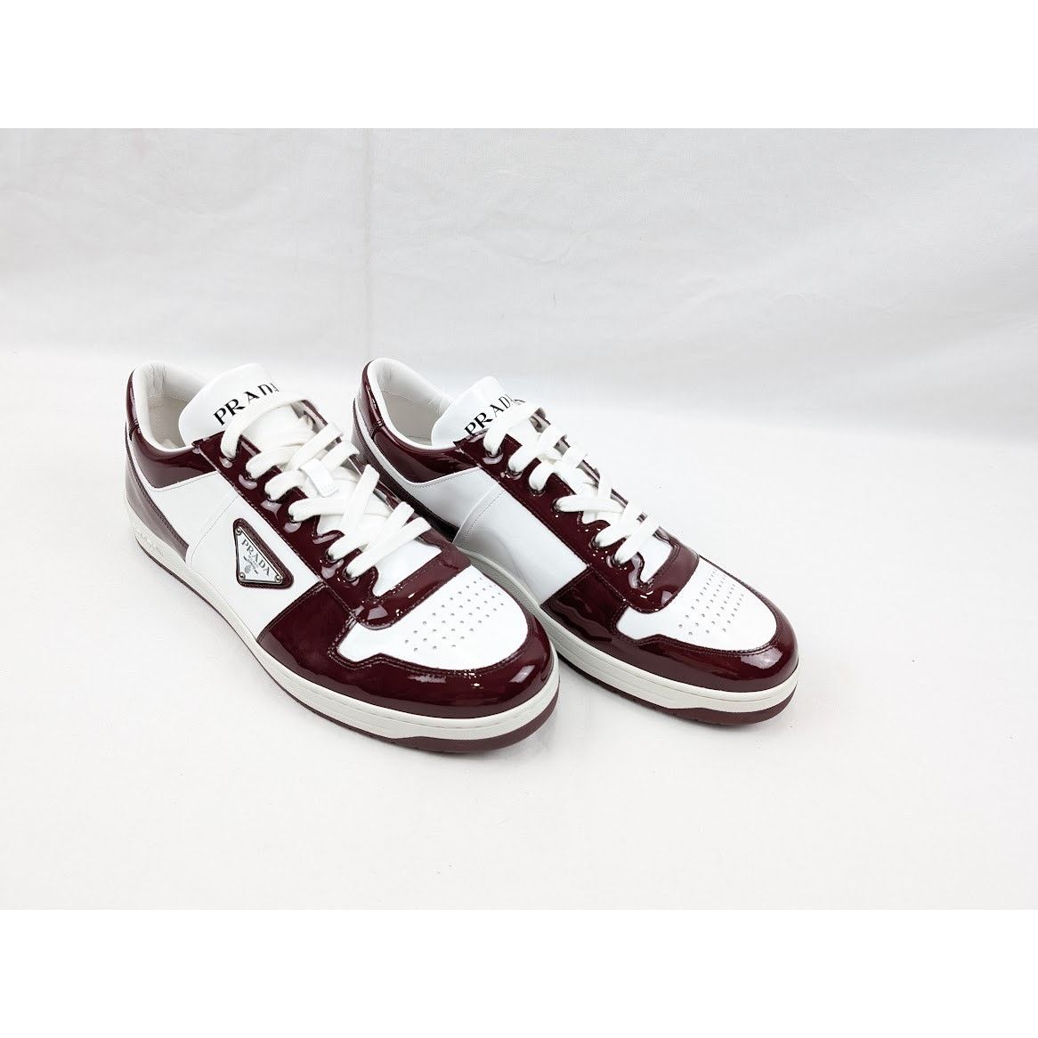 Prada o1rshd1 Low top Sneakers in Bordeaux/Bianco Size US 11.5 / EU 44-45 - 11 Thumbnail
