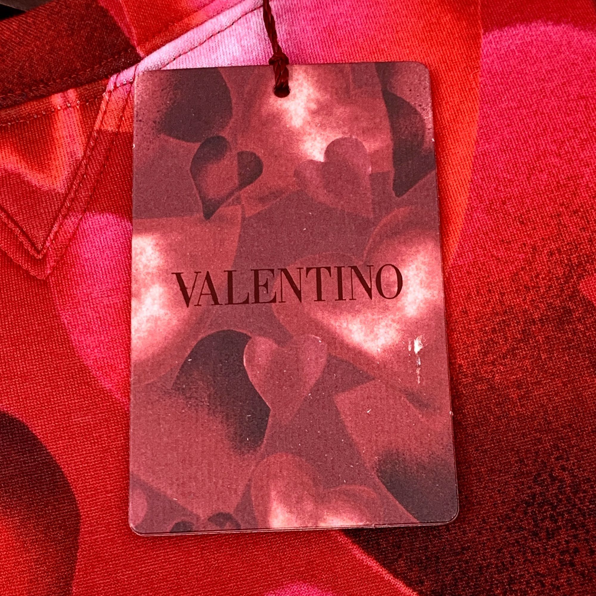 Valentino Valentino Womens LAmour Heart Print Red Sweatshirt Size S / US 4 / IT 40 - 6 Thumbnail