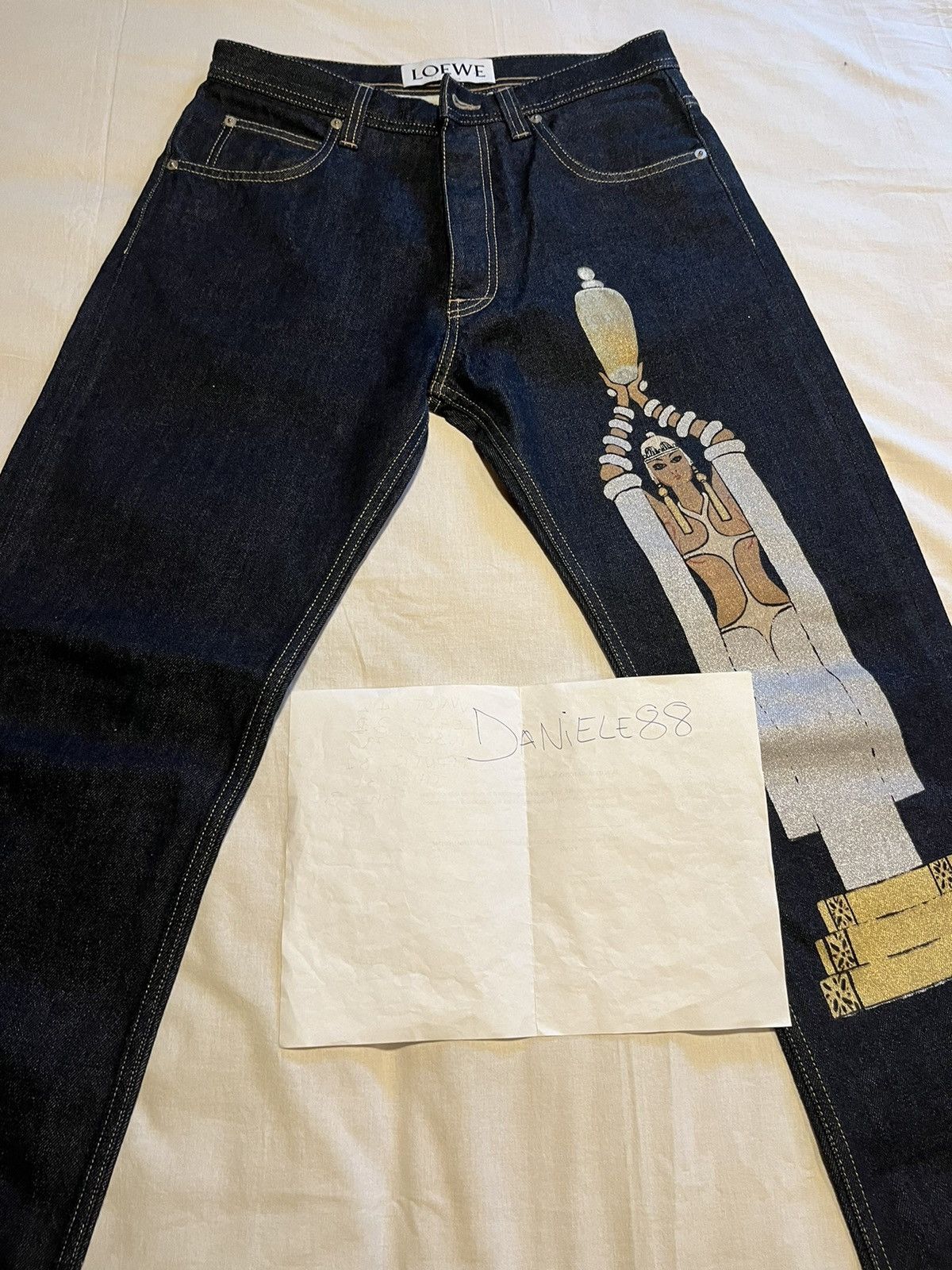 Loewe Loewe straight leg denim pants. Size US 31 - 6 Thumbnail