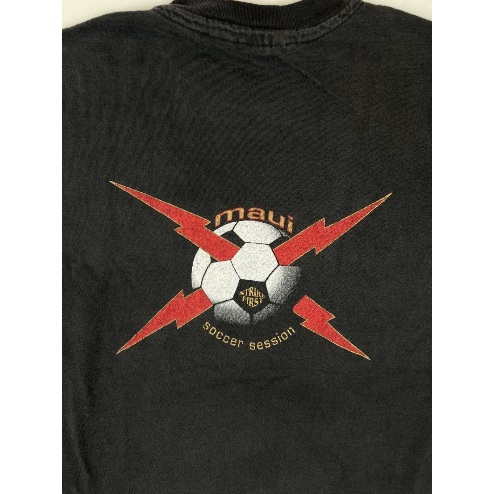 Hanes Vintage Strike First Maui Soccer Session T-Shirt Size Large Size US L / EU 52-54 / 3 - 8 Thumbnail
